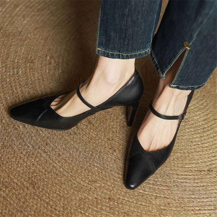 Genuine Leather Espadrilles