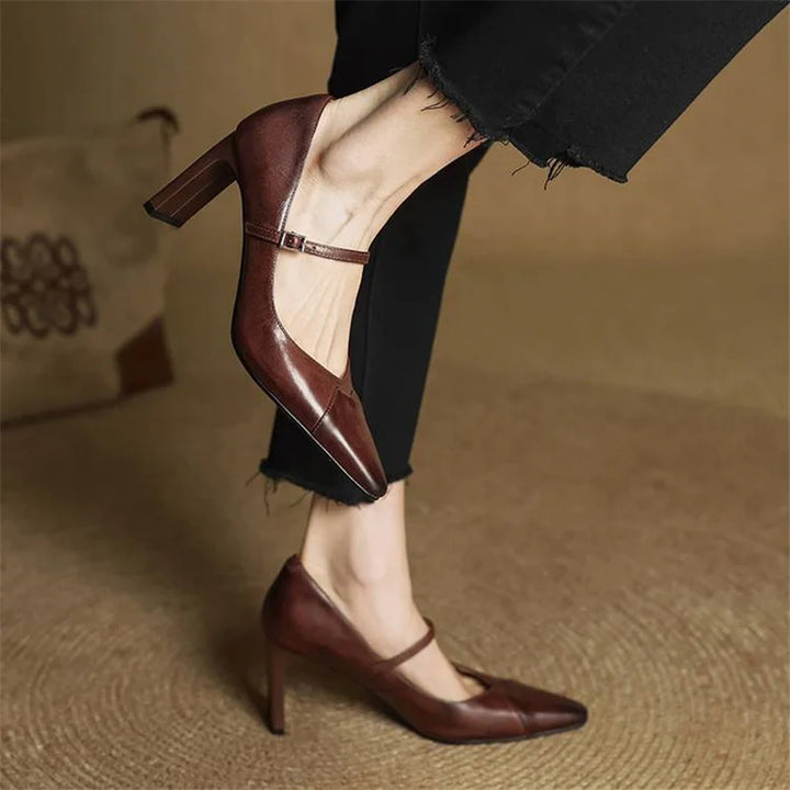 Genuine Leather Espadrilles