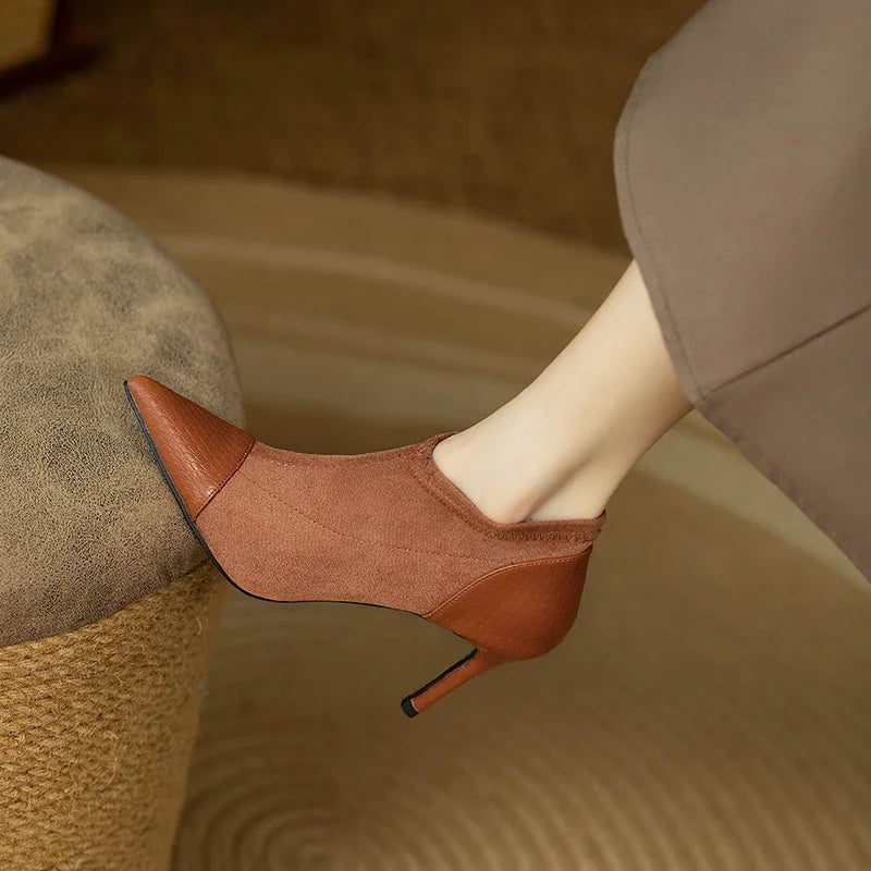 Deep Leather Heels