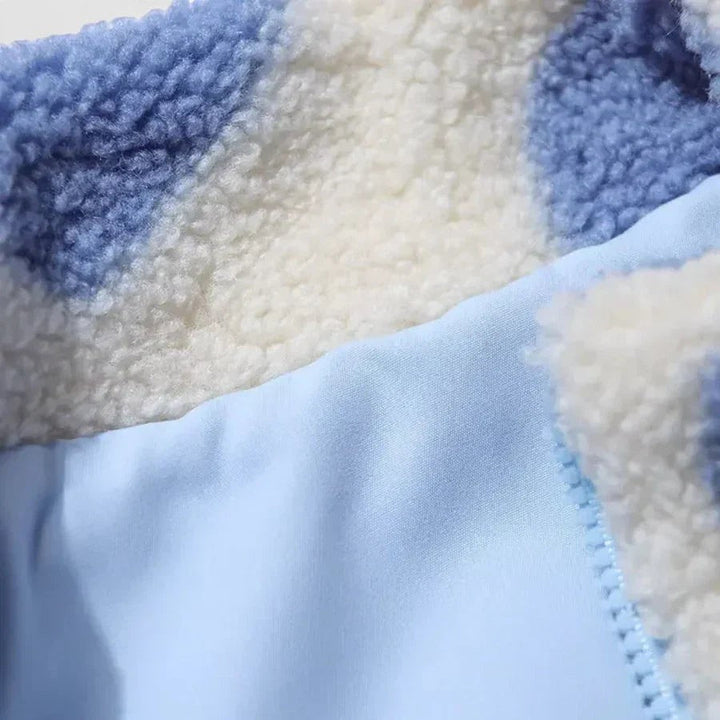 Aphroxyli - Warm Reversible Jacket with Soft Texture and Modern Style