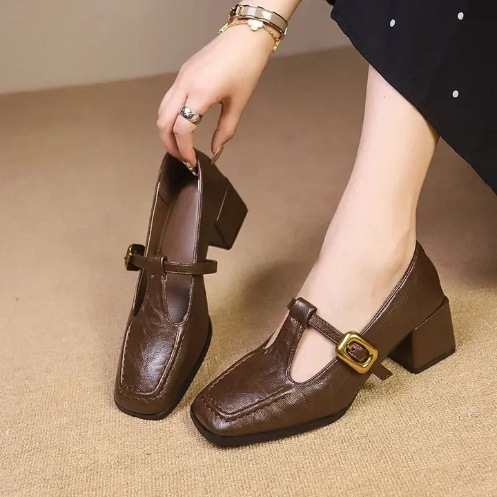 Ida – Classic Women's Shoes with Mid Heel