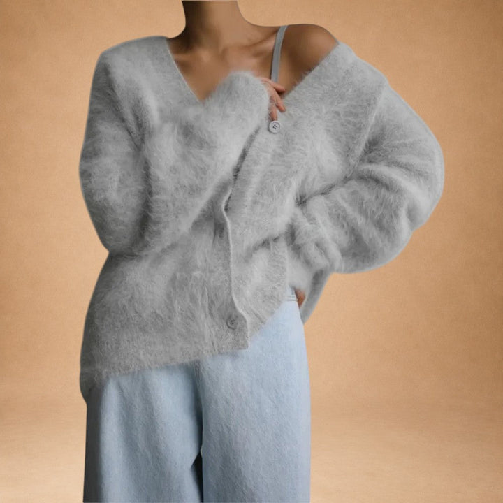 Luna - Controlled Cardigan in Cashmere