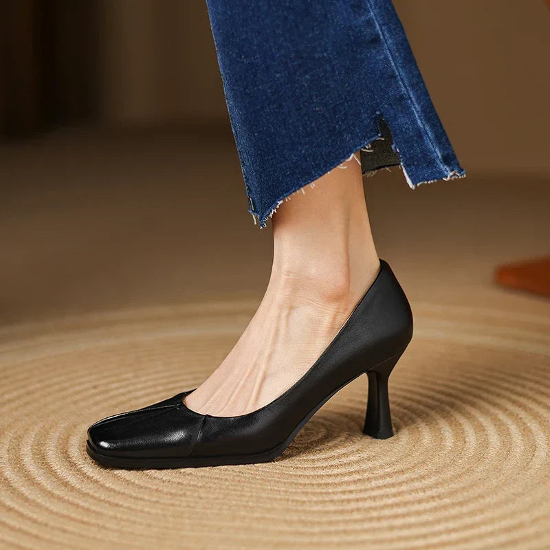 Authentic Leather High Heels