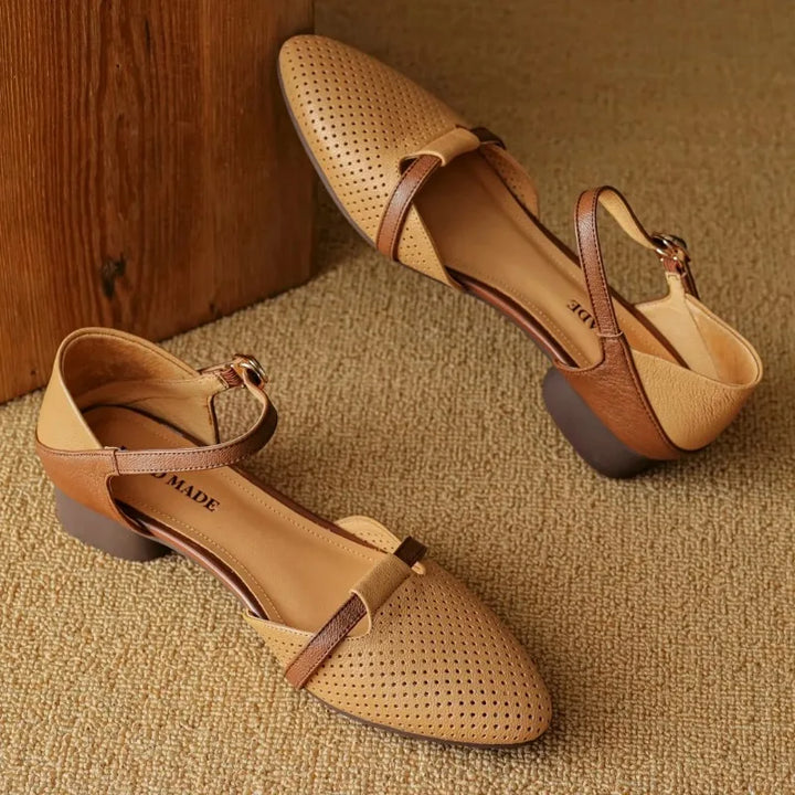 Authentic Leather Heels Celal