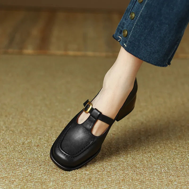 Emilia – Vintage Style T-Steg Shoes