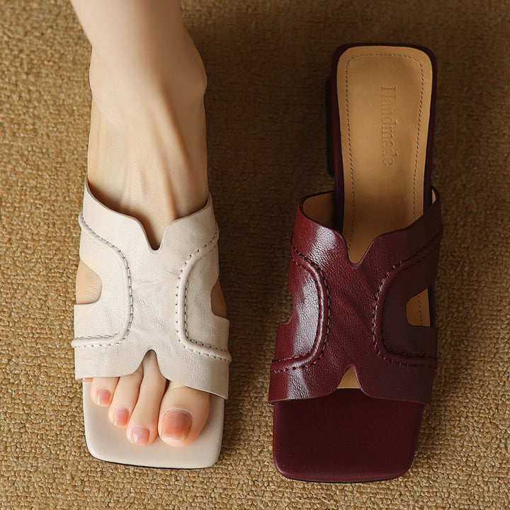 Orla Genuine Leather H-Strap Sandals