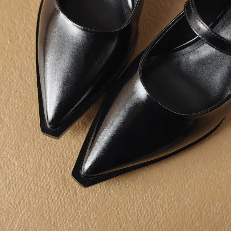 Authentic Leather Allure Heels