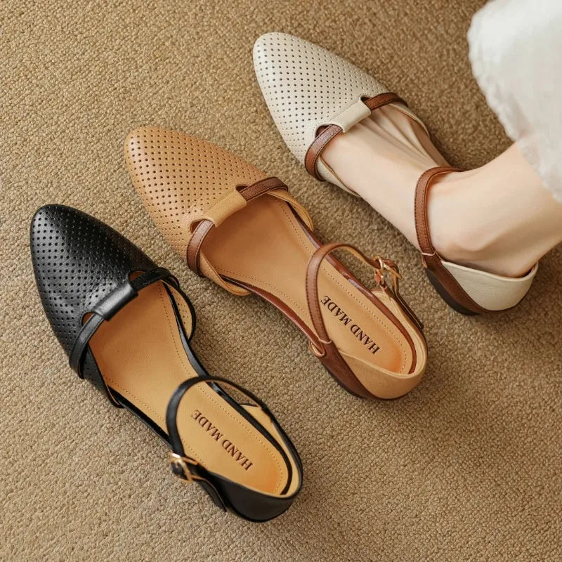 Authentic Leather Heels Celal