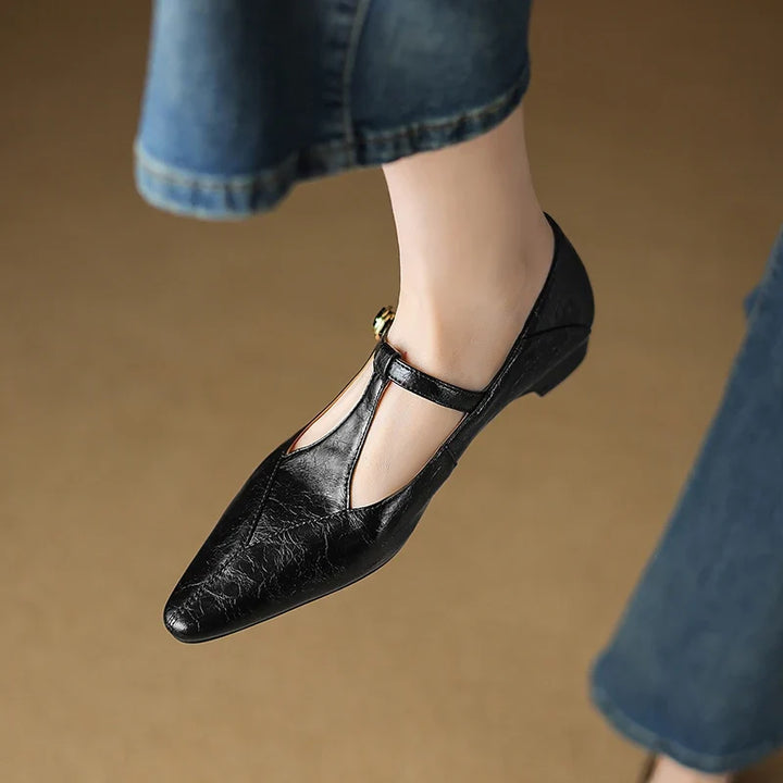 Ivra Genuine Leather Flats