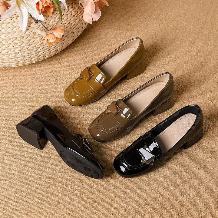 Block Heeled Mules