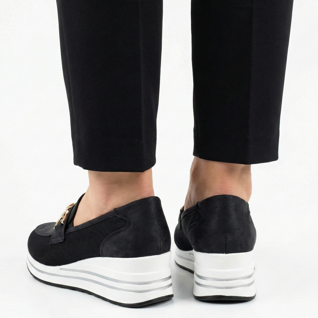 Comfort-Fit Anatomical Loafers with Supportive Heel