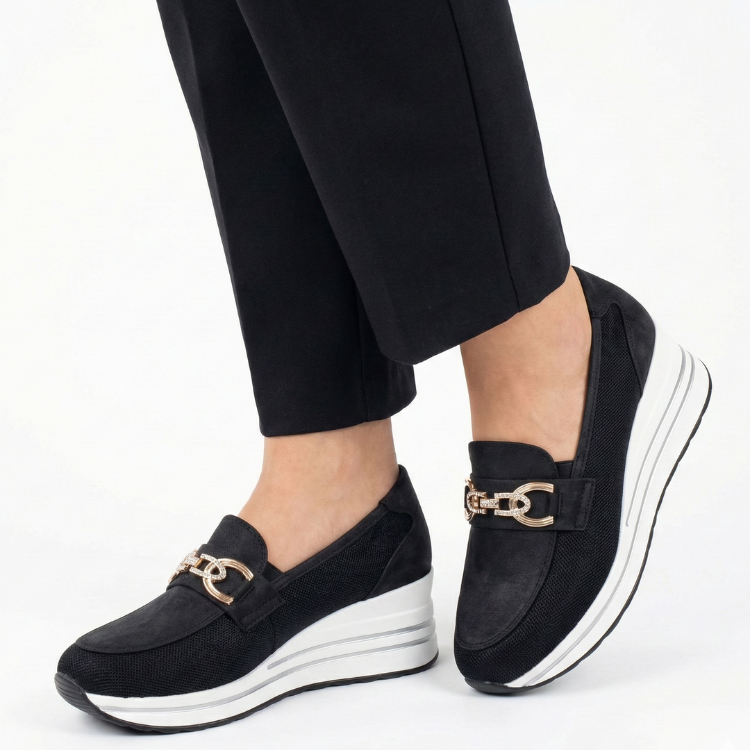 Comfort-Fit Anatomical Loafers with Supportive Heel