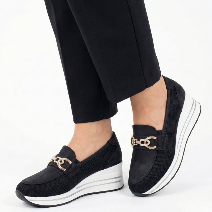 Comfort-Fit Anatomical Loafers with Supportive Heel