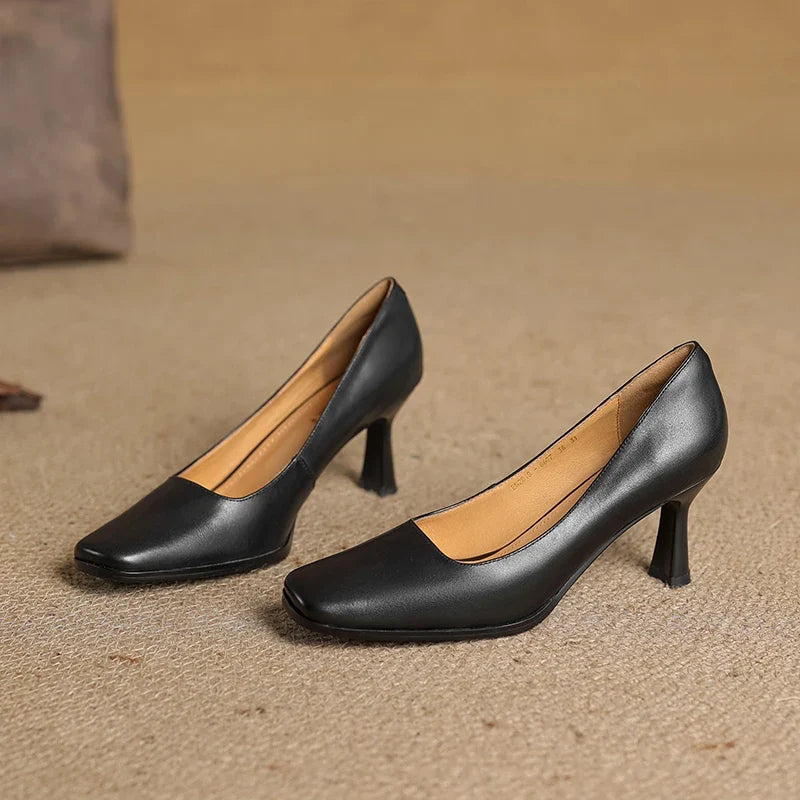 Diara Genuine Leather Heels