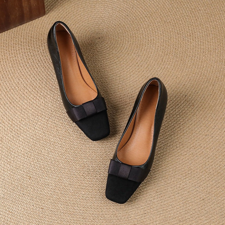 Blue Block Heels