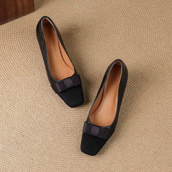 Blue Block Heels