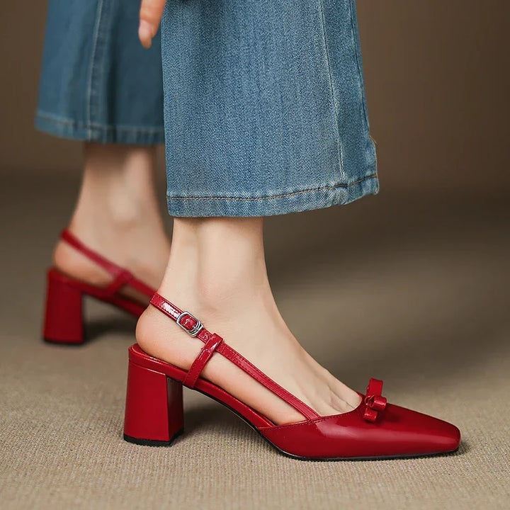 Authentic Leather Melani Heels
