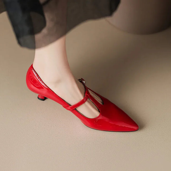 Authentic Leather Heels Ileen