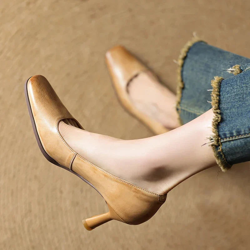Diara Leather Heeled Shoes