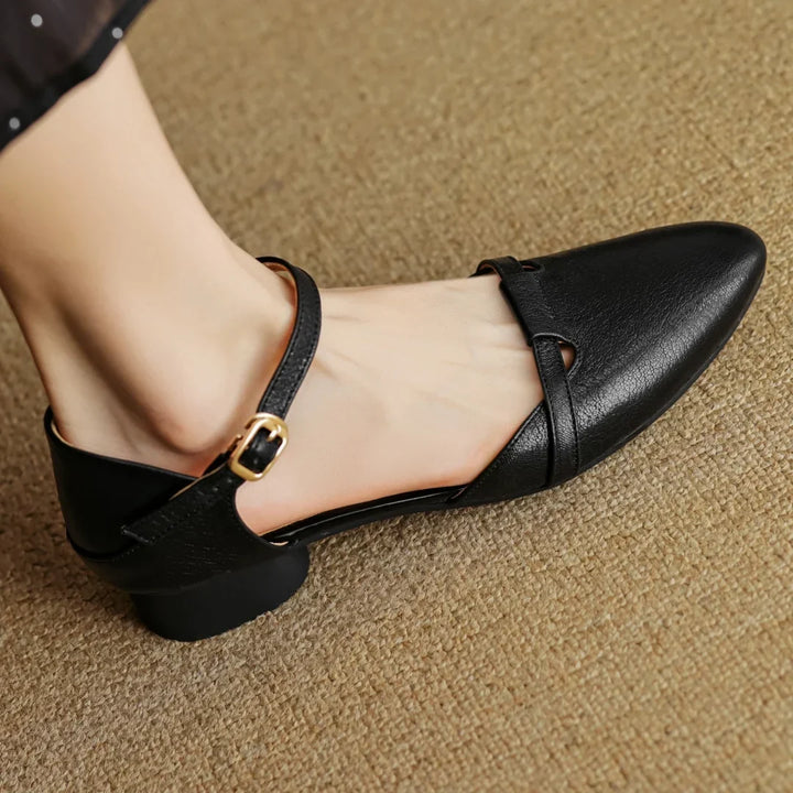 Authentic Leather Heels Laney
