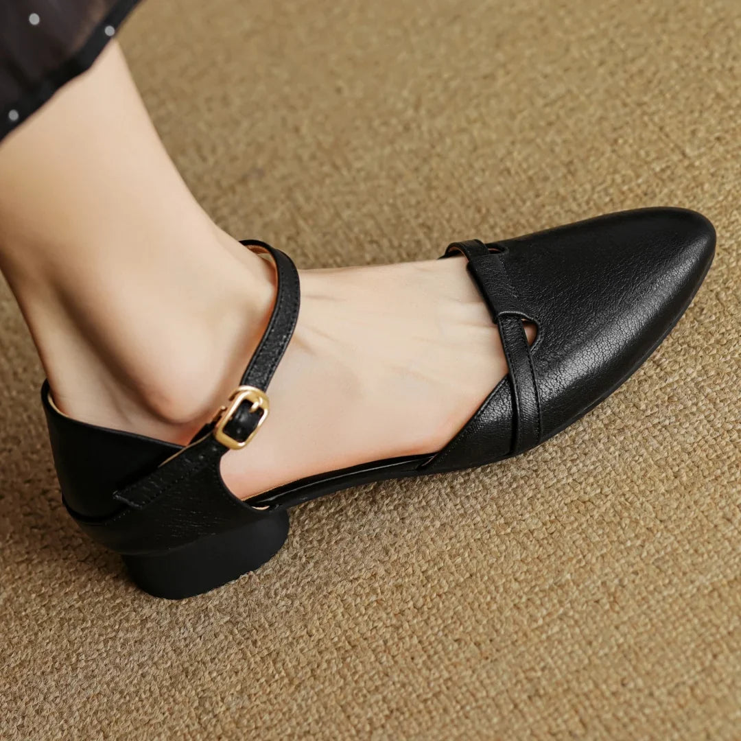 Laney Genuine Leather Heels