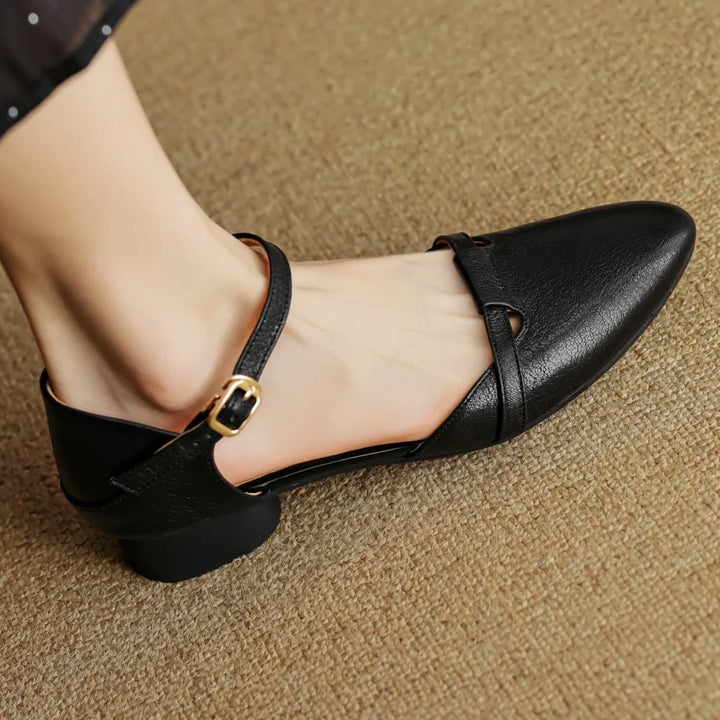 Laney Genuine Leather Heels