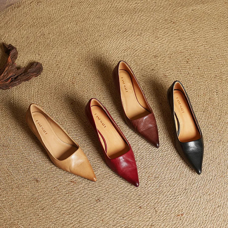 Genuine Leather Heels