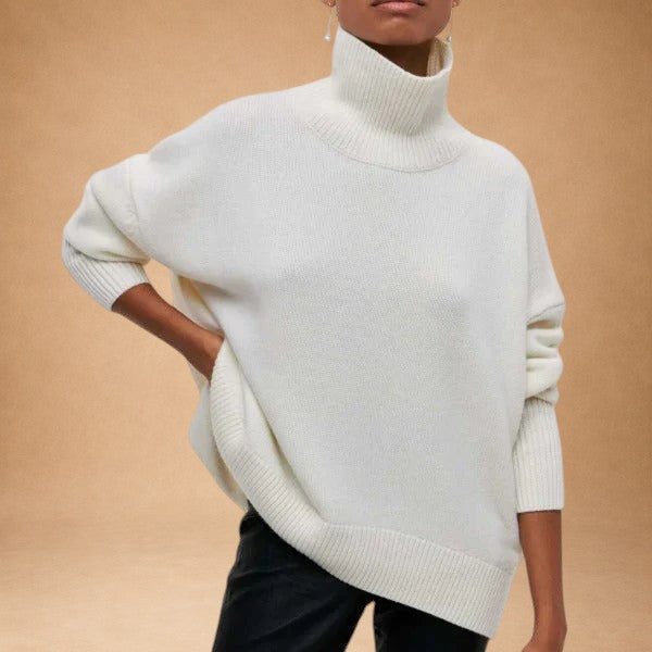 Katrielle - Comfortable High Neck Sweater