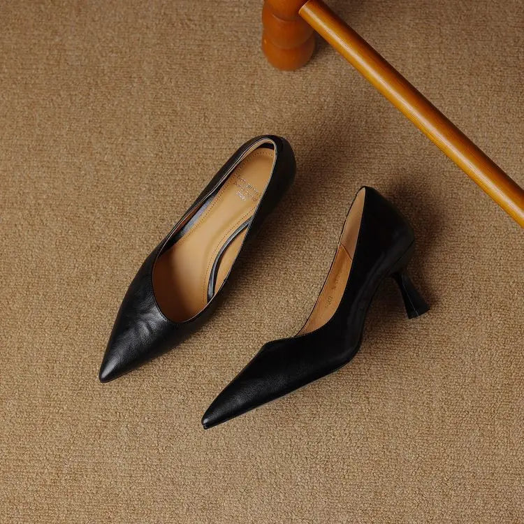 Avero Genuine Leather Heels