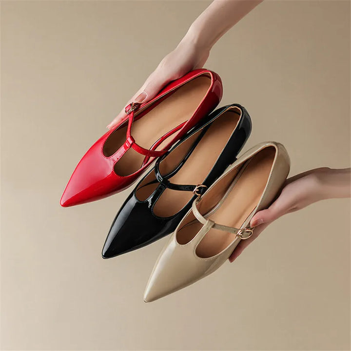 Authentic Leather Heels Ileen