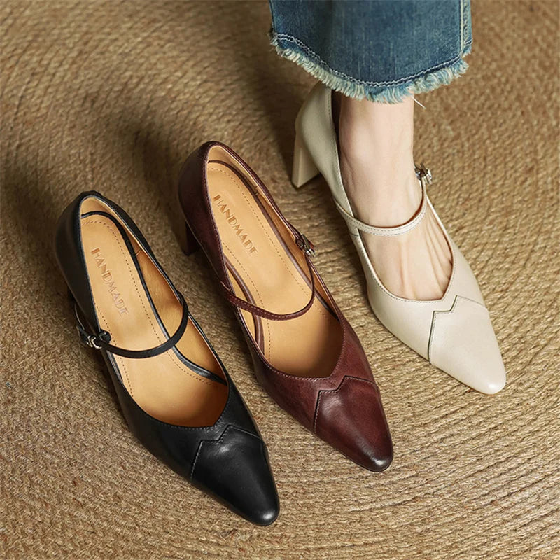 Genuine Leather Espadrilles