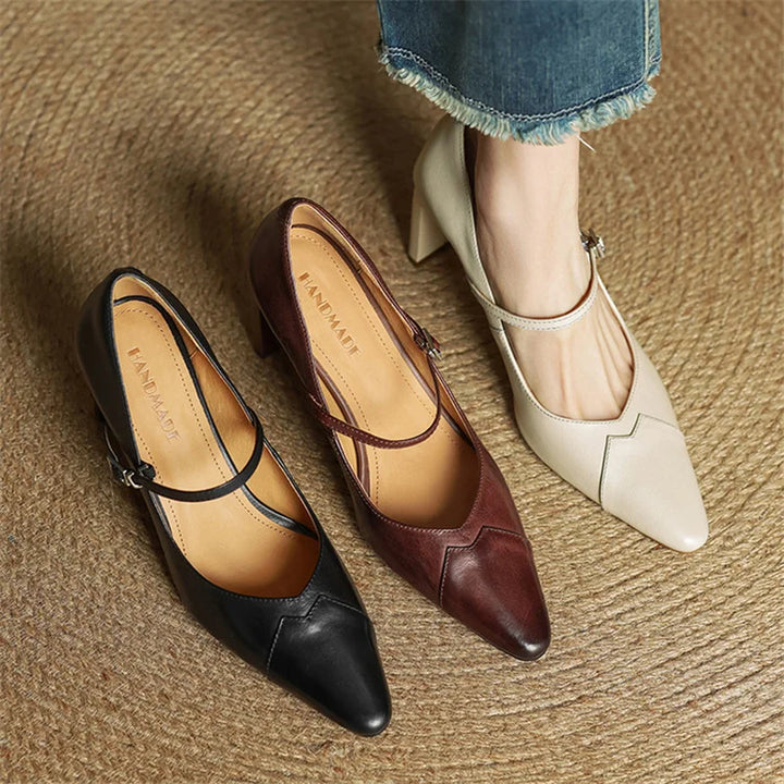 Genuine Leather Espadrilles
