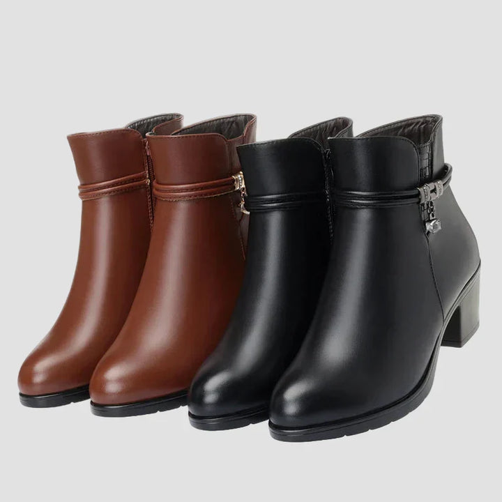 Frederica - Elegant Winter Boots with Zip