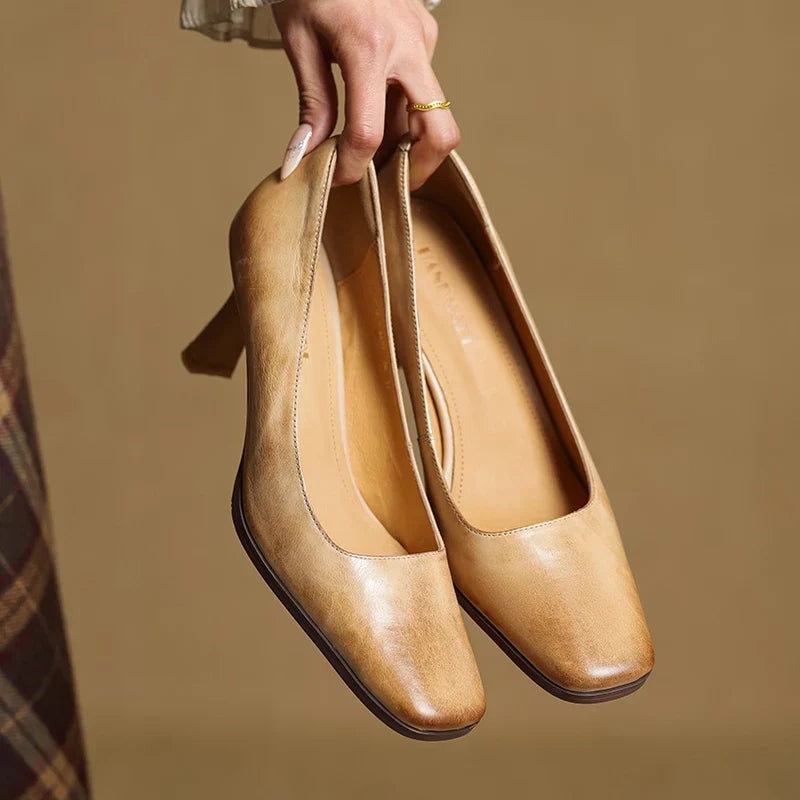 Diara Leather Heeled Shoes