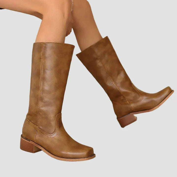 Despina - Classic Riding Boots with High Shaft