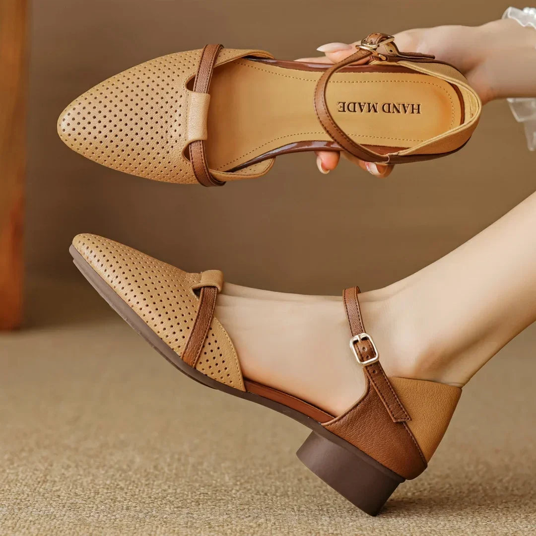 Authentic Leather Heels Celal