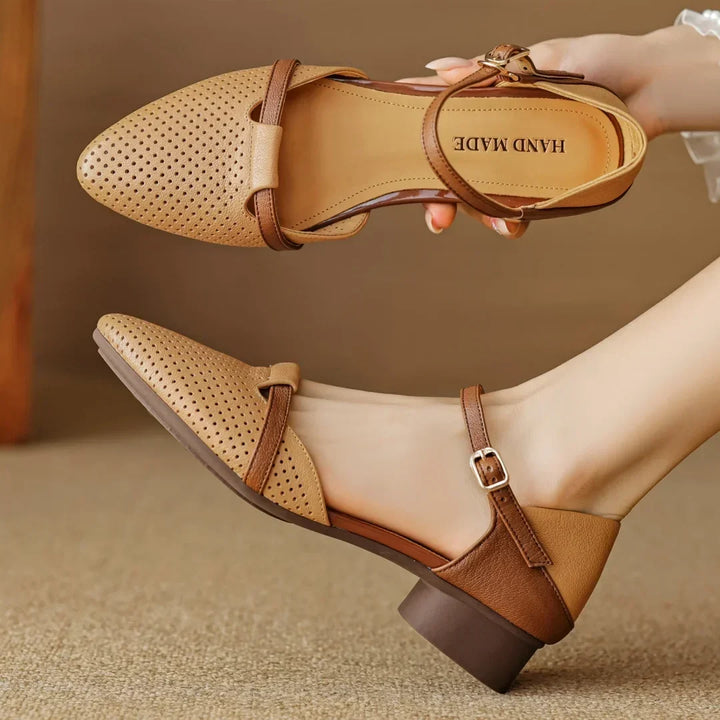 Authentic Leather Heels Celal