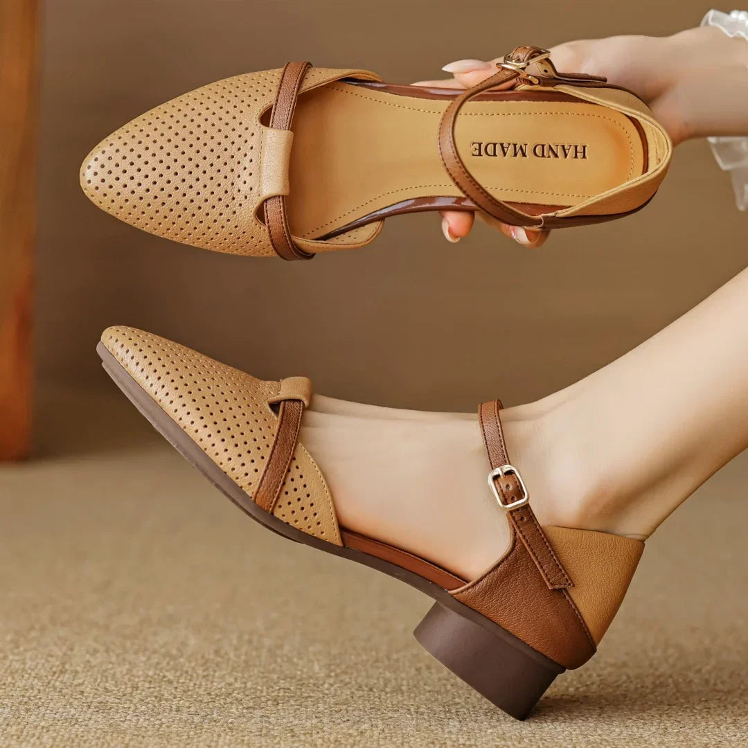 Celal Genuine Leather Heels