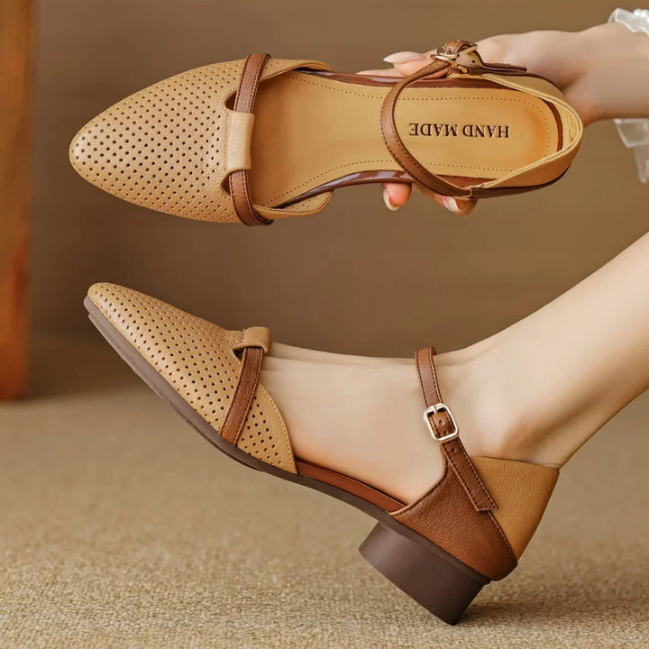Celal Genuine Leather Heels
