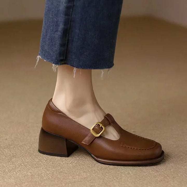 Emilia – Vintage Style T-Steg Shoes