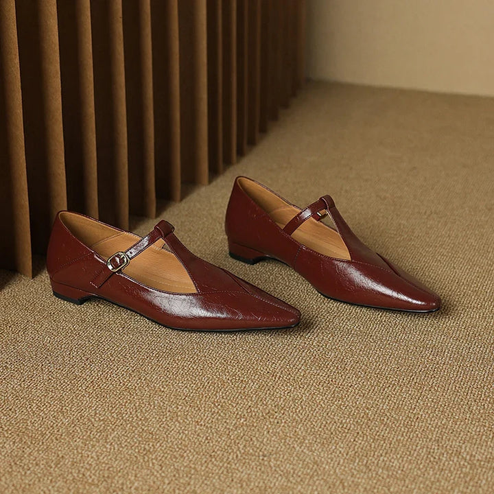 Ivra Genuine Leather Flats