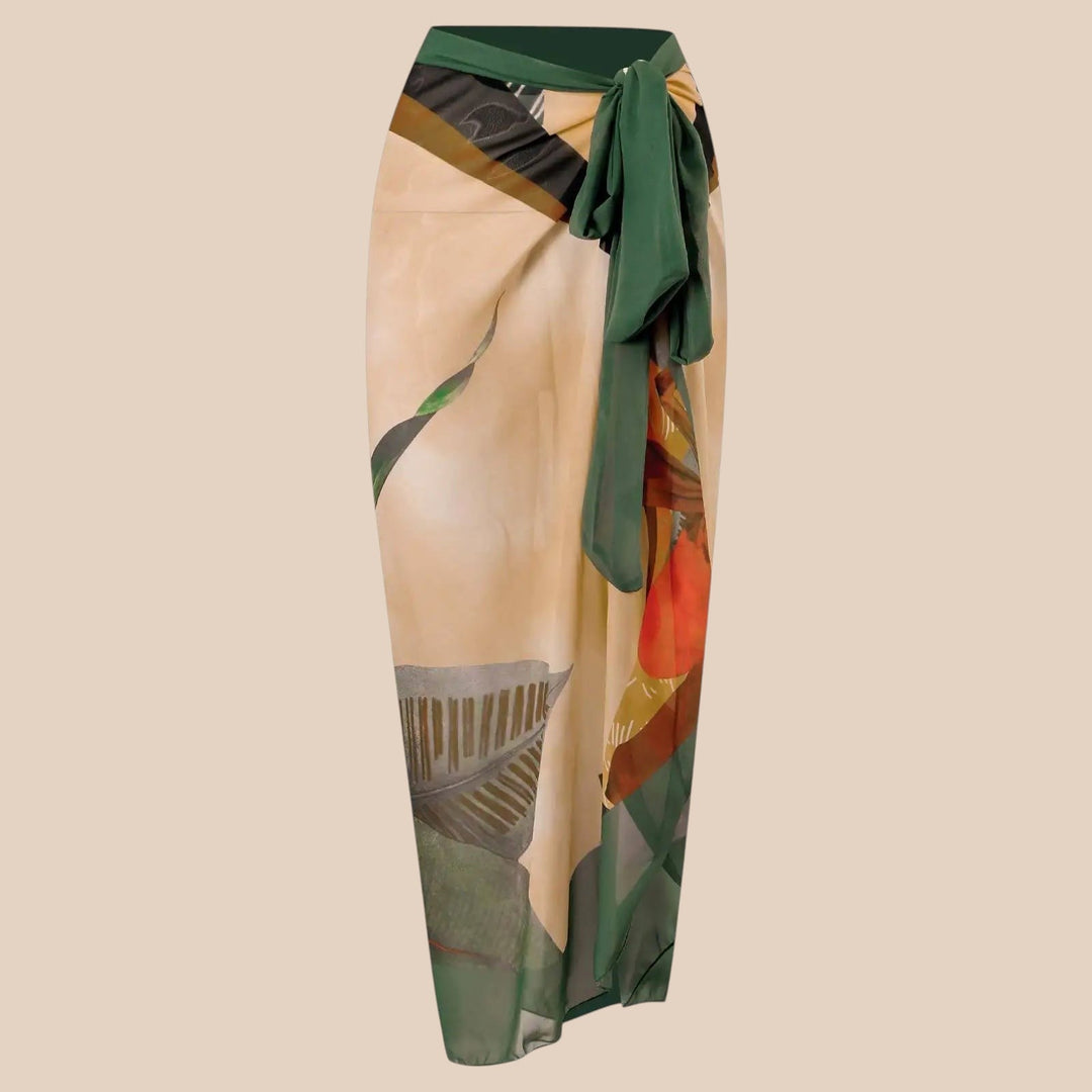 Esmeralda – Beach Set with Satin Skirt