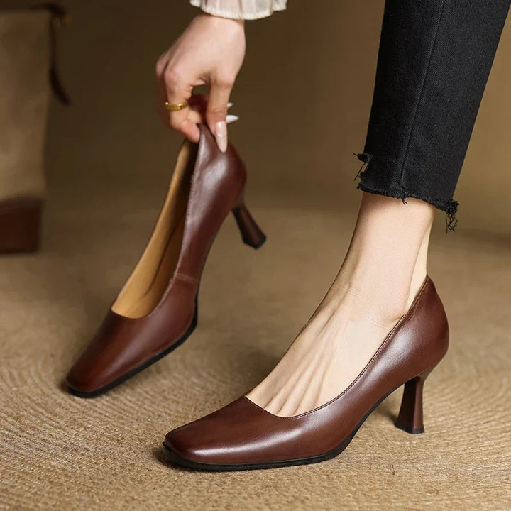 Diara Leather Heeled Shoes