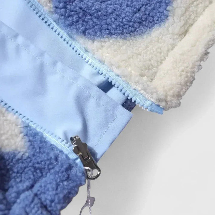 Aphroxyli - Warm Reversible Jacket with Soft Texture and Modern Style