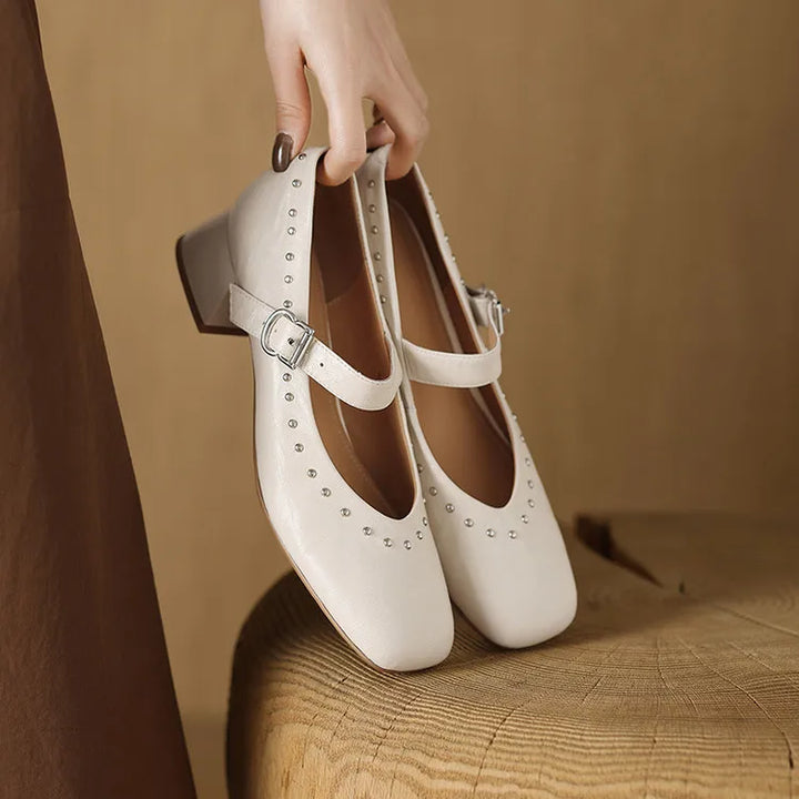 Authentic Leather Court Shoes Elour
