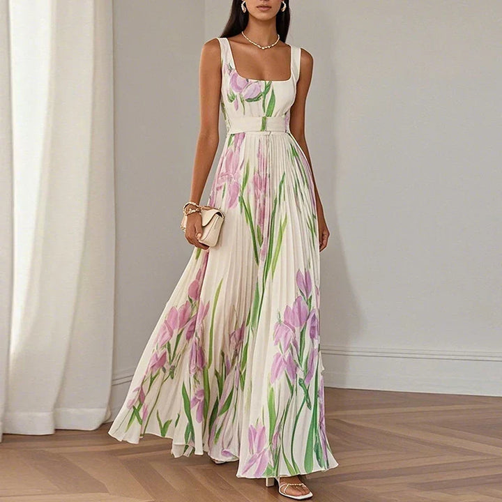 Vania | Elegant Floral Maxi Dress