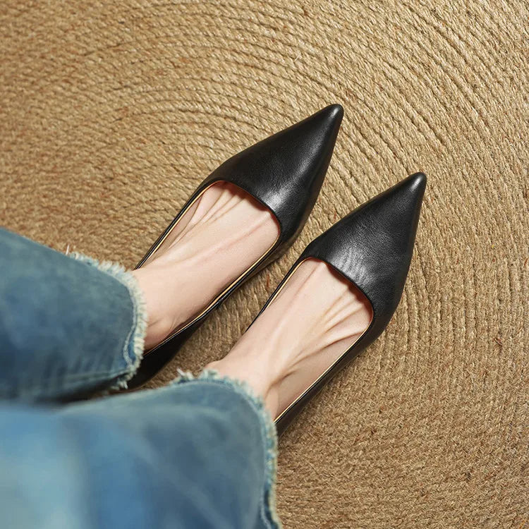 Genuine Leather Heels