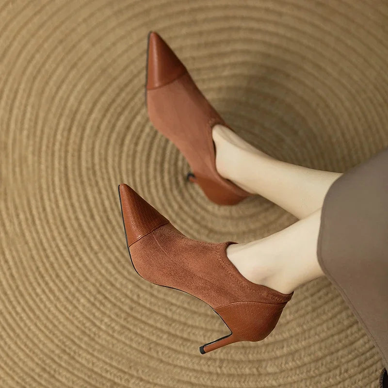 Deep Leather Heels