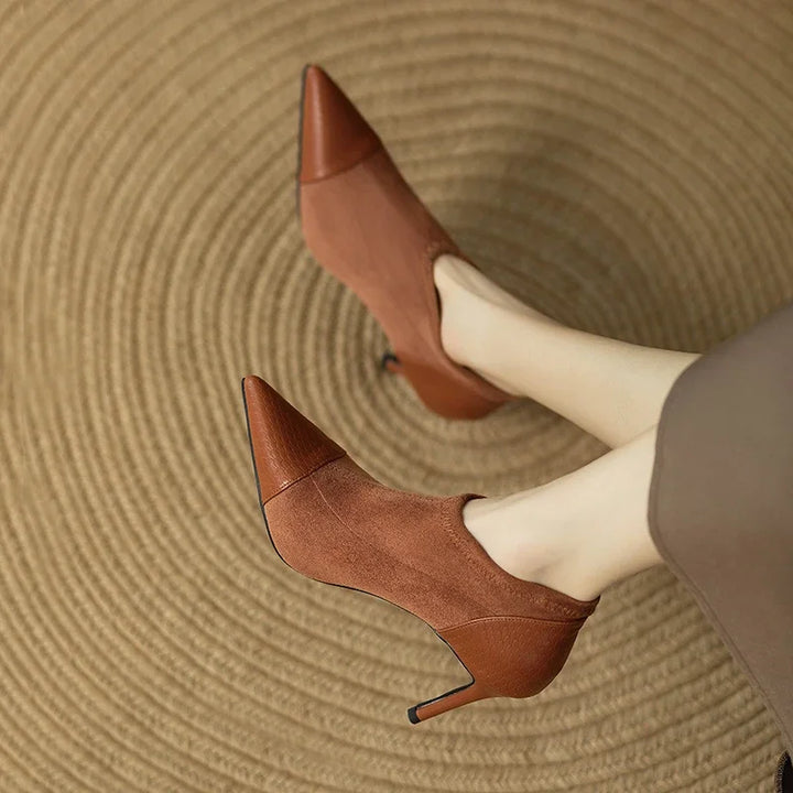Deep Leather Heels