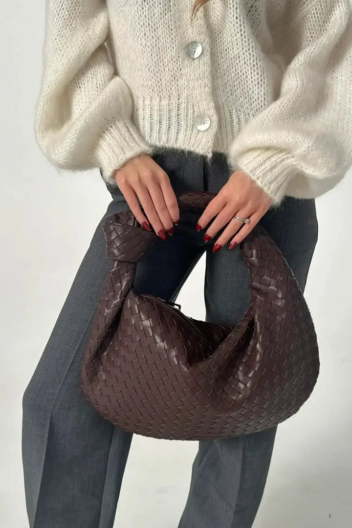 Sage Medium Fabric Shoulder Bag